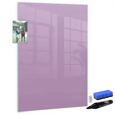 Lavagna magnetica cancellabile a secco colore lilla