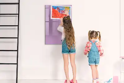 Lavagna magnetica cancellabile a secco colore lilla