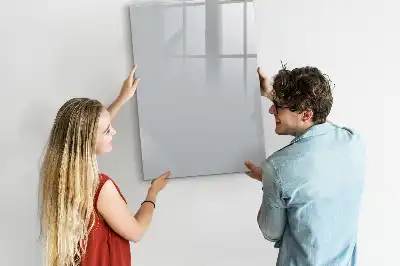 Lavagna magnetica cancellabile a secco colore grigio chiaro