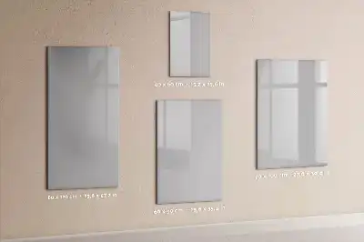 Lavagna magnetica cancellabile a secco colore grigio chiaro
