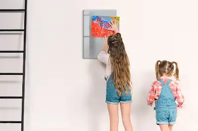 Lavagna magnetica cancellabile a secco colore grigio chiaro