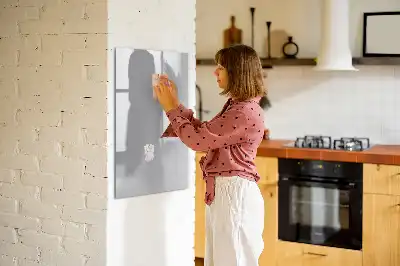 Lavagna magnetica cancellabile a secco colore grigio chiaro