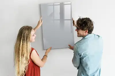 Lavagna magnetica cancellabile a secco colore grigio chiaro