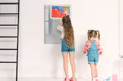 Lavagna magnetica cancellabile a secco colore grigio chiaro