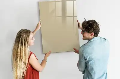 Lavagna magnetica cancellabile a secco color beige