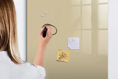 Lavagna magnetica cancellabile a secco color beige