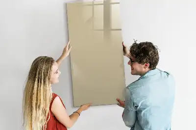 Lavagna magnetica cancellabile a secco color beige