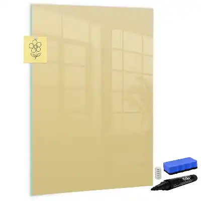 Lavagna magnetica cancellabile a secco color crema