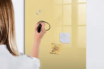 Lavagna magnetica cancellabile a secco color crema