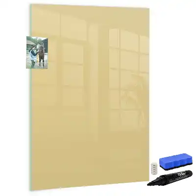 Lavagna magnetica cancellabile a secco color crema