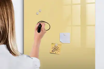 Lavagna magnetica cancellabile a secco color crema