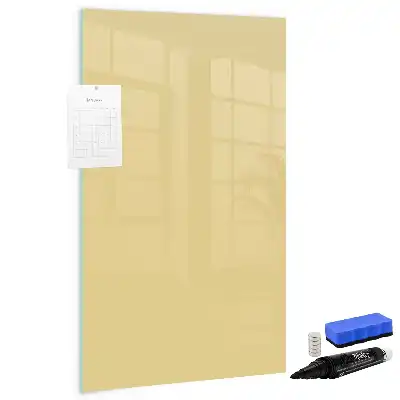 Lavagna magnetica cancellabile a secco color crema