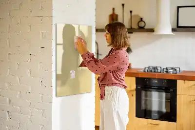 Lavagna magnetica cancellabile a secco color crema