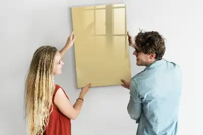 Lavagna magnetica cancellabile a secco color crema