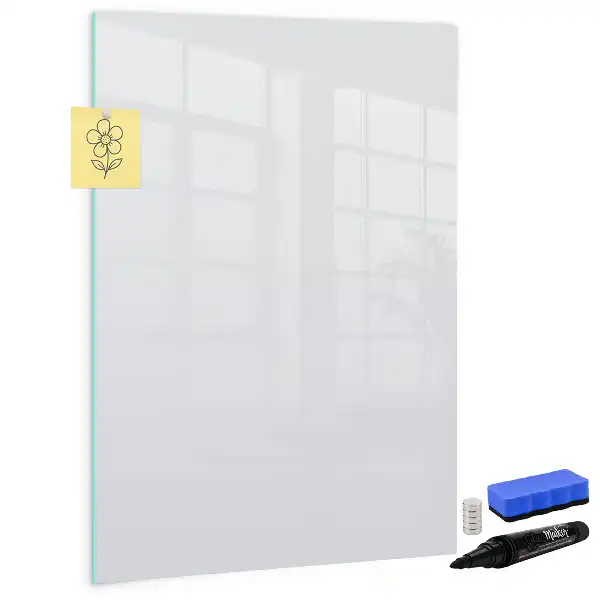 Lavagna magnetica cancellabile a secco colore bianco sporco