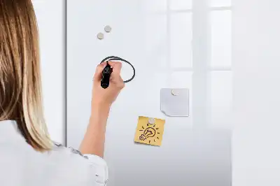 Lavagna magnetica cancellabile a secco colore bianco sporco