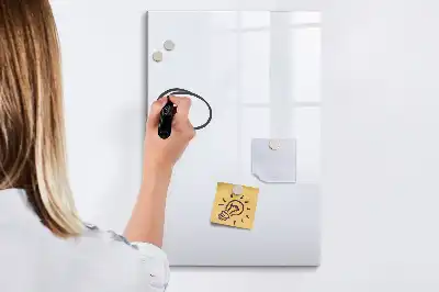 Lavagna magnetica cancellabile a secco colore bianco sporco