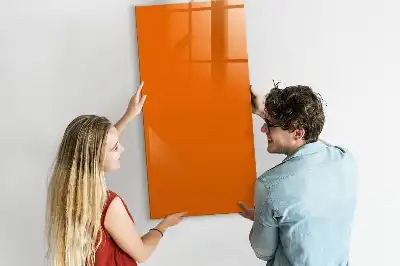 Lavagna magnetica cancellabile a secco arancione