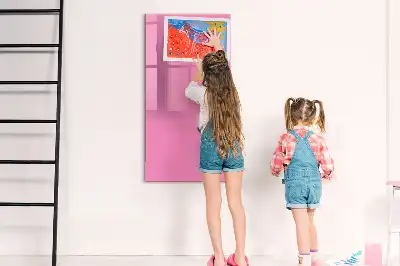 Lavagna magnetica cancellabile a secco di colore rosa