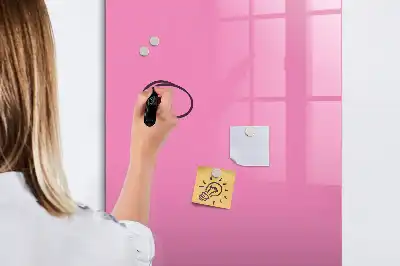 Lavagna magnetica cancellabile a secco di colore rosa