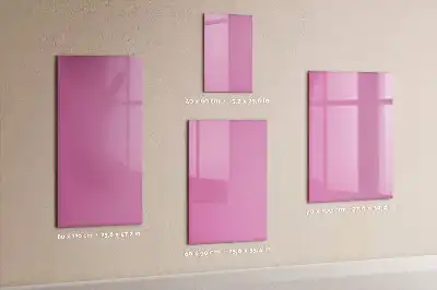 Lavagna magnetica cancellabile a secco di colore rosa
