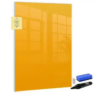 Lavagna magnetica cancellabile a secco color giallo oro