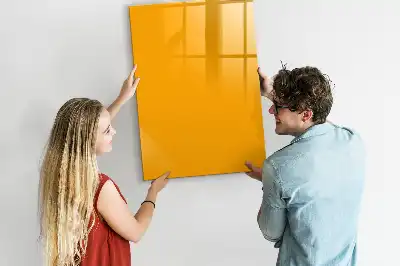 Lavagna magnetica cancellabile a secco color giallo oro