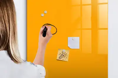 Lavagna magnetica cancellabile a secco color giallo oro