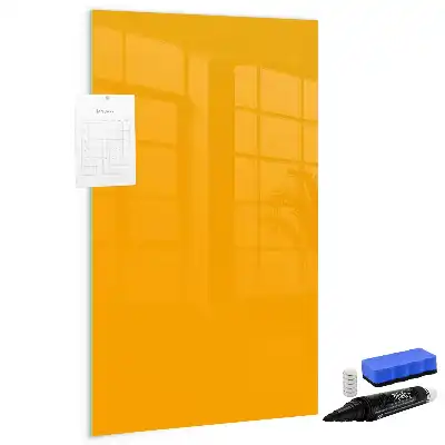 Lavagna magnetica cancellabile a secco color giallo oro