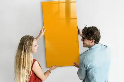 Lavagna magnetica cancellabile a secco color giallo oro