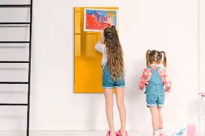 Lavagna magnetica cancellabile a secco color giallo oro