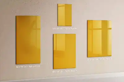 Lavagna magnetica cancellabile a secco color giallo oro
