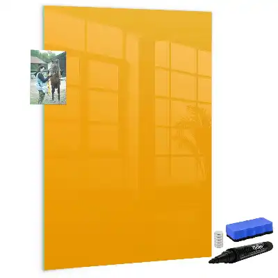 Lavagna magnetica cancellabile a secco color giallo oro