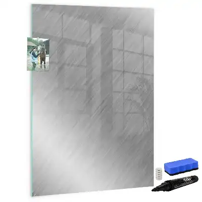 Lavagna magnetica cancellabile a secco con finitura effetto metallizzato