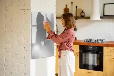 Lavagna magnetica cancellabile a secco con finitura effetto metallizzato