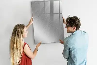 Lavagna magnetica cancellabile a secco con finitura effetto metallizzato