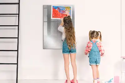 Lavagna magnetica cancellabile a secco con finitura effetto metallizzato