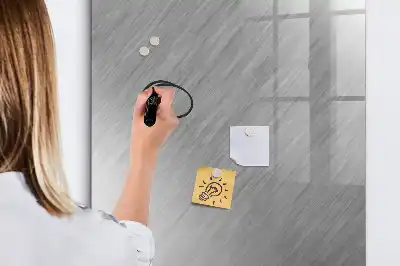 Lavagna magnetica cancellabile a secco con finitura effetto metallizzato