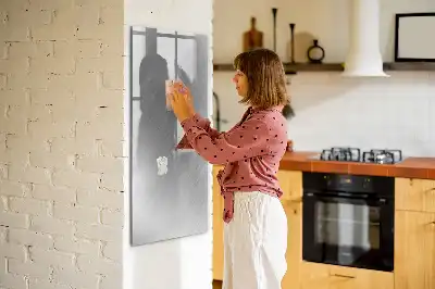 Lavagna magnetica cancellabile a secco con finitura effetto metallizzato
