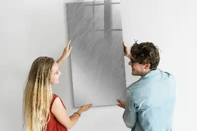 Lavagna magnetica cancellabile a secco con finitura effetto metallizzato