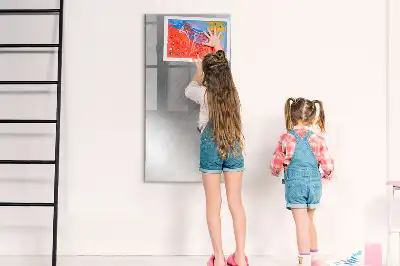 Lavagna magnetica cancellabile a secco con finitura effetto metallizzato