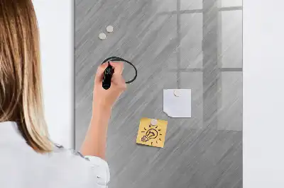 Lavagna magnetica cancellabile a secco con finitura effetto metallizzato