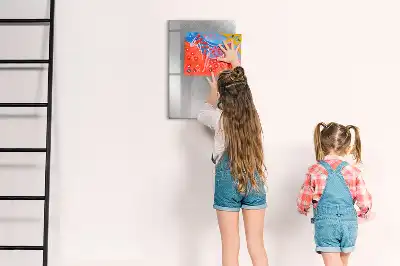 Lavagna magnetica cancellabile a secco con finitura effetto metallizzato