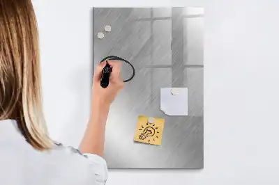 Lavagna magnetica cancellabile a secco con finitura effetto metallizzato