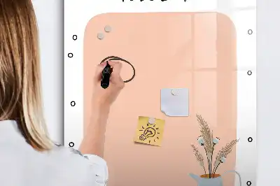 Lavagna magnetica cancellabile a secco con design lista delle cose da fare