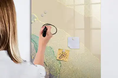 Lavagna magnetica cancellabile a secco motivo marmo colorato