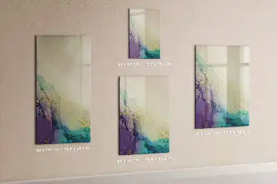 Lavagna magnetica cancellabile a secco motivo marmo colorato
