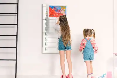 Lavagna magnetica cancellabile a secco menu settimanale