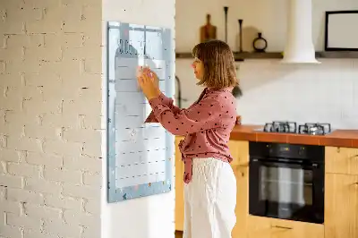 Lavagna magnetica cancellabile a secco con design lista delle cose da fare