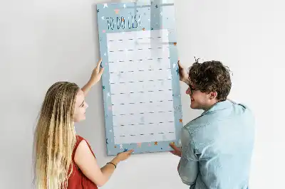 Lavagna magnetica cancellabile a secco con design lista delle cose da fare